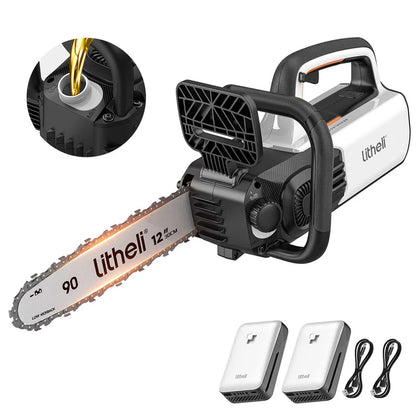 Litheli 2×20V U20 Brushless Chainsaw(2×2.0Ah)