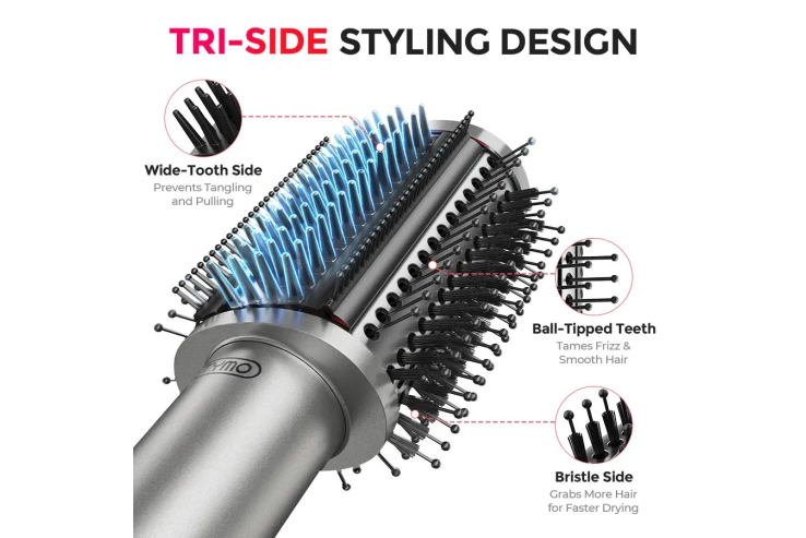TYMO AIEBEAM Hot Air Brush Grey