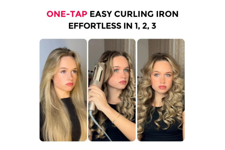 TYMO Curlpro plus Compact Automatic curling iron Gold