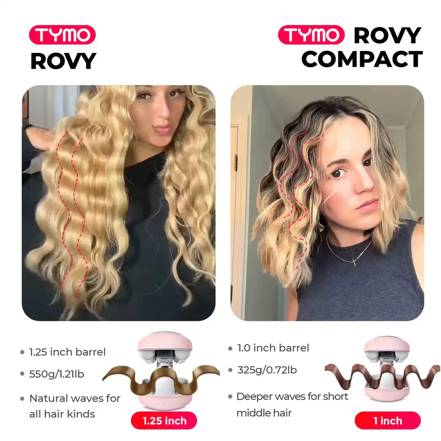 TYMO Rovy Compact Wave Curling Iron
