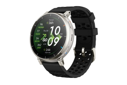 Amazfit Active 3 Premium GPS Running Smart Watch 45mm, 1.32