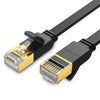 UGREEN Cat 7 10Gbps Flat Snag-less Network Lan Cable - Black - 15M - UG-11266