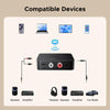 UGREEN Bluetooth 6.0 Audio Receiver LDAC Hi-Res Stereo Adapter | Dual Connection, 3.5mm and RCA Outputs, 15H Battery Life, Fireproof Shell, For Speaker, Amplifier, Car Stereo