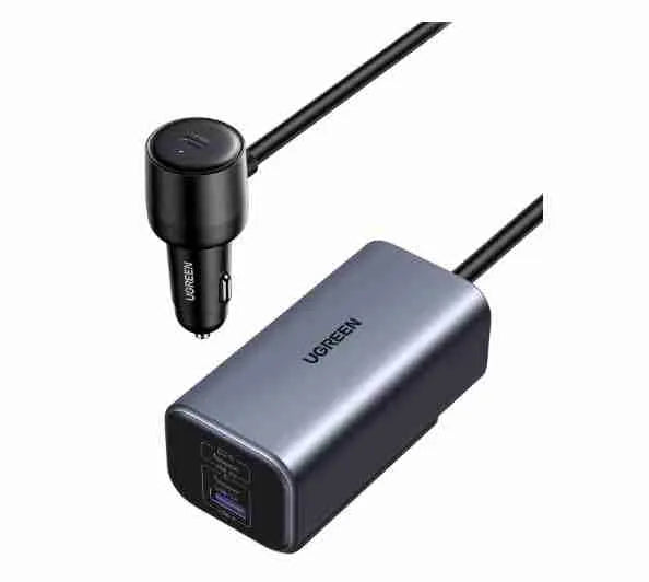 UGREEN 150W 4-Port GaN Fast Car Charger