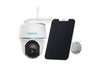 Reolink Argus PT 5MP/3K Outdoor PT Wire-Free Battery Camera with Solar Panel