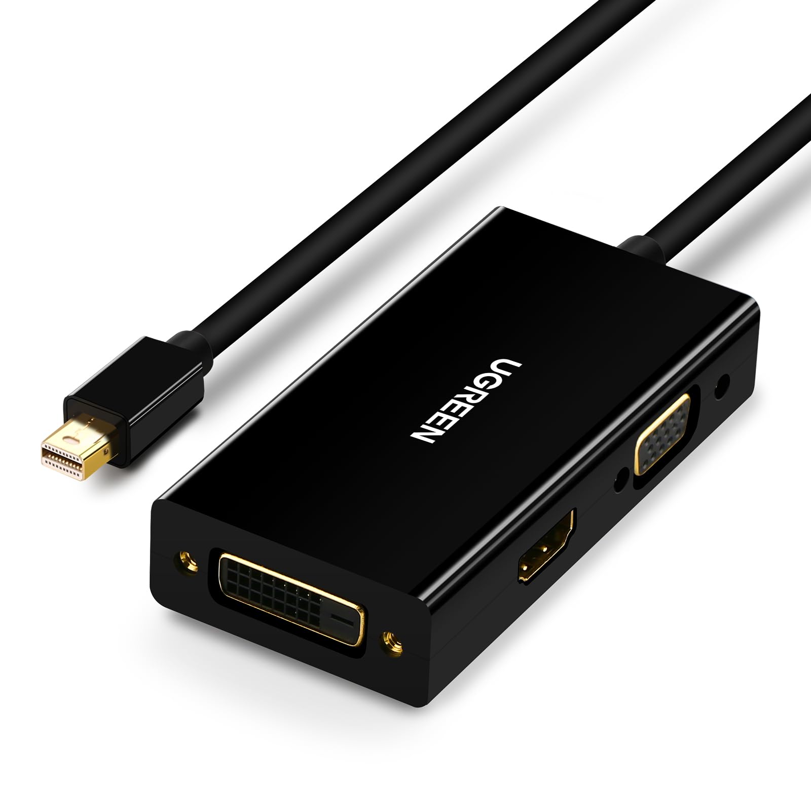 UGREEN Mini DisplayPort Thunderbolt to HDMI DVI VGA Adapter 4K