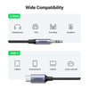 UGREEN USB C to Aux Audio Cable, HiFi Type C to Aux Headphone Mini Jack Cable for Car Compatible with Laptop, iPhone 15 Pro Max 15 Pro 15 Plus, Galaxy S23 Ultra iPad Pro Air Pixel 7, 3.3FT