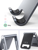 UGREEN Cell Phone Stand for Desk, Foldable Adjustable Aluminum Phone Stand Desktop Compatible for iPhone 15 14 13 12 Pro Max, iPhone 11 X SE XS XR 8 Plus, Galaxy Note20 S20 S10 and More Devices, Grey