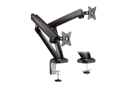 Dual Monitors Spring-Assisted Pro Gaming Monitor Arm + Free Cable Management - NCP Group 
